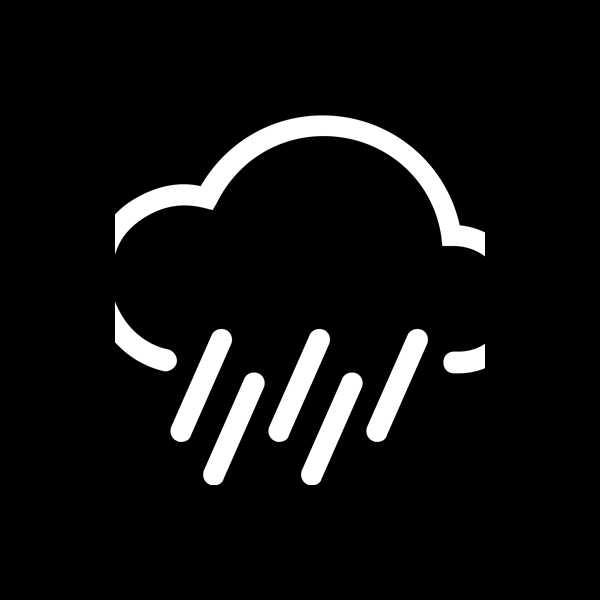 Ícone de nuvem de chuva